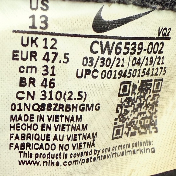 Nike Court Legacy Canvas Shoes Men SZ 13 - Picture 5 of 12